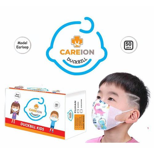 Foto Produk MASKER DUCKBILL ANAK 3D ISI 50 MASKER DUCKBILL KARAKTER EARLOOP ISI50 - DUCK50 COW 1-3 dari juragan kado