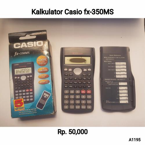 Jual Kalkulator Casio Fx 350ms A1195 Kota Bandung Bliss Cell Tokopedia