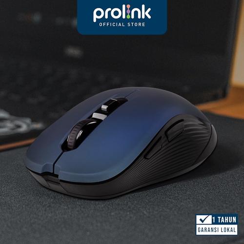 Foto Produk PROLiNK 2.4GHZ Mouse Wireless terbaik 6 Button 800 - 1600 DPI PMW6009 - Blue dari Prolink Official Store