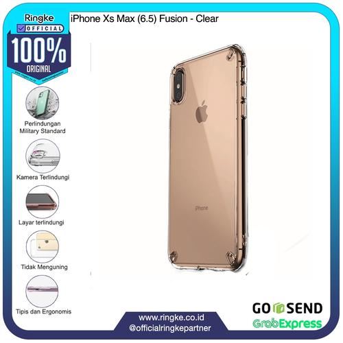Foto Produk Ringke iPhone Xs / Xs Max / Xr Fusion Anti Crack Anti Drop Original - XsMax-Clear dari Official Ringke Partner