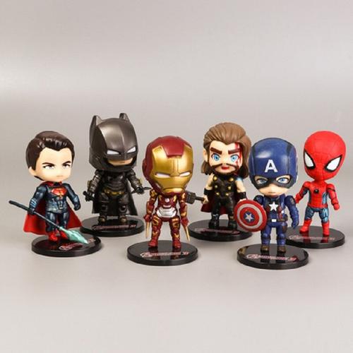 Gambar Figure Avengers Set 6 in 1 Pajangan Action Hiasan Dekorasi Marvel dari Gentleman Car undefined Tokopedia