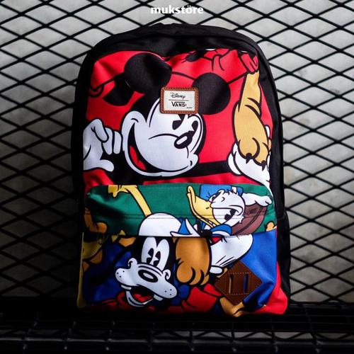 Jual Tas Vans X Mickey Mouse Black Red 
