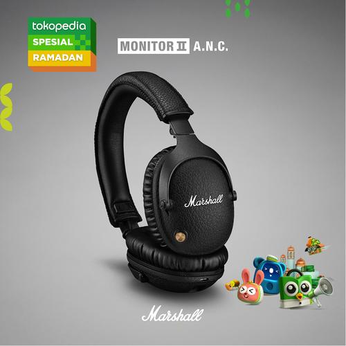 Foto Produk Marshall Monitor II ANC Bluetooth Headphones - Black dari Marshall Official