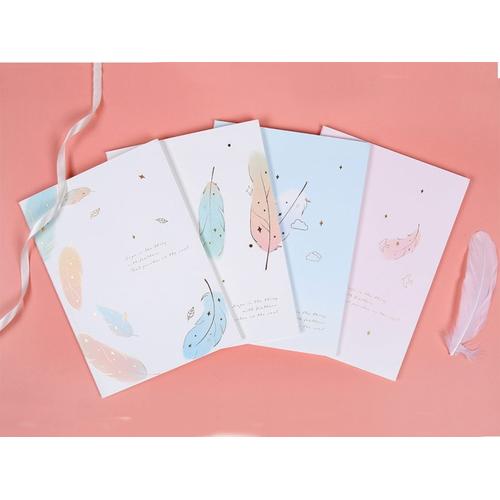 Foto Produk Feathers of Dream Grid Notebook B5 dari Pinkabulous