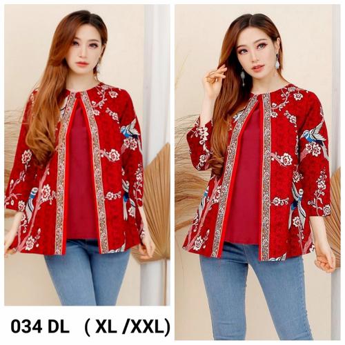 Foto Produk Blouse batik super jumbo / baju wanita bigsize dari Grosir sepatu BEST