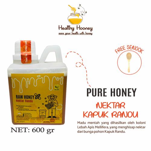 Foto Produk Madu Hutan Murni Mentah Asli Nektar Bunga Alami 1Kg Healthy Hooney - Orange, 600 gram dari Healthy Hooney