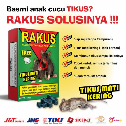 Gambar RAKUS Racun Tikus / Perangkap tikus / Membasmi tikus sampai koloninya dari Barrits Otomotif Kota Depok Tokopedia