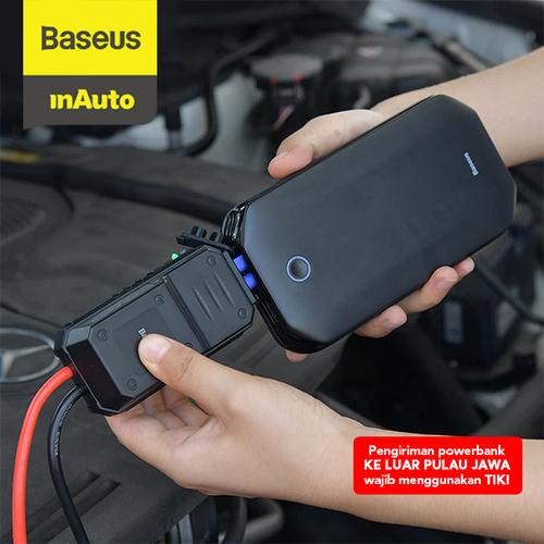 Foto Produk BASEUS POWERBANK 8000MAH CAR JUMP STARTER AKI MOBIL ACCU POWER - Hitam dari Baseus Auto Life