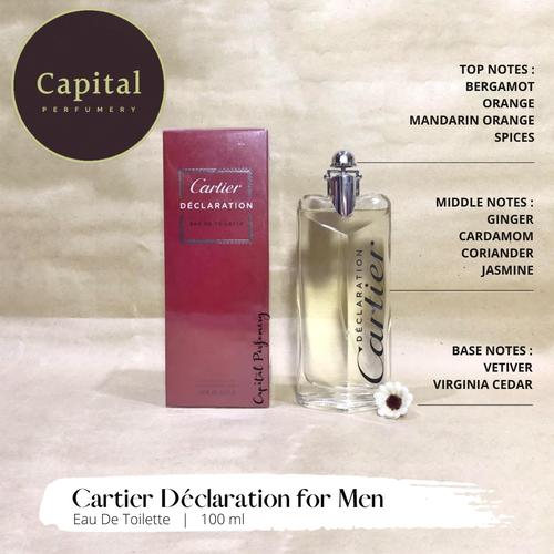 Jual Cartier Declaration Man Edt 100 ml - Kota Tangerang Selatan - Capital  Perfumery | Tokopedia