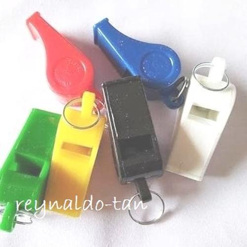 Foto Produk 12 Pcs Peluit Plastik Polos Warna merk Acme dari reynaldo-tan