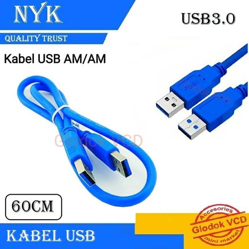 Foto Produk Kabel USB 3.0 NYK male to male 60cm dari Glodok VCD