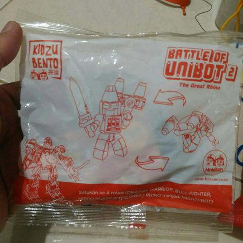 Gambar The Great Rhino battle of unibot 2 kidzu bento hokben dari KlinikRobot Kota Tangerang Tokopedia