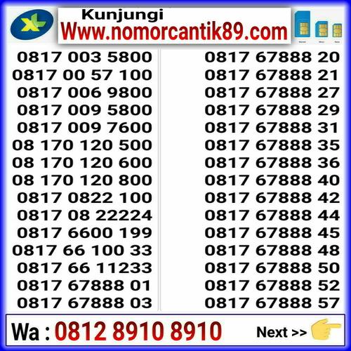 Foto Produk Xl unnik dari NomorCantik89