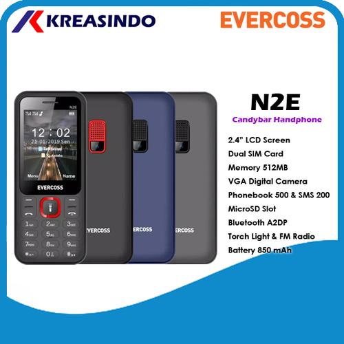 Foto Produk Hp Murah Evercoss N2E Candybar Garansi Resmi - Hitam dari Kreasindo Online