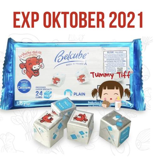 Foto Produk Belcube plain Cheese Spread MPASI 125gr / Keju Belcube / Belcube Chees dari Tummytiff
