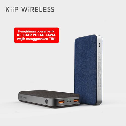 Foto Produk KIIP WIRELESS POWER BANK 10W FAST CHARGING PD&QC 3.0 18W 20000MAH - Hitam dari KIIP Official Store