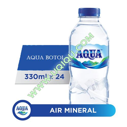 Foto Produk Aqua Botol 330 ml 1 Dus (24 Botol) dari Toko Uqiqu