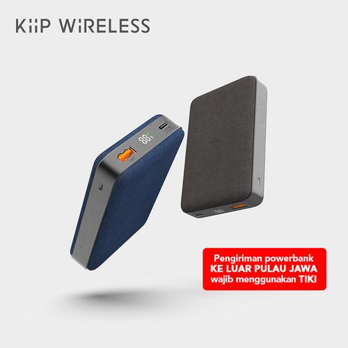 Foto Produk KIIP WIRELESS POWER BANK 10W FAST CHARGING PD&QC 3.0 18W 10000MAH - Biru dari KIIP Official Store