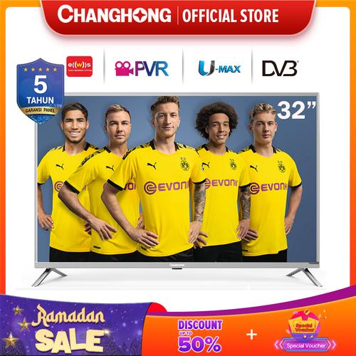 Foto Produk 32 Inch LED Digital TV changhong TV 32H1 HD TV-HDMI-USB Moive-L32H1 dari Changhong Official