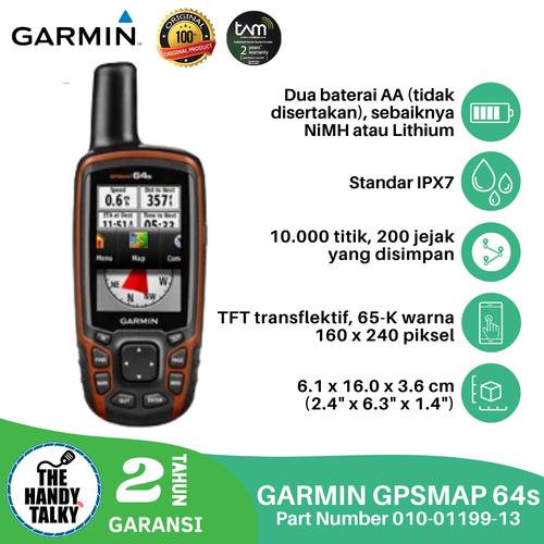 Foto Produk GARMIN GPSMAP 64S FREE PETA INDONESIA dari The Handy Talky