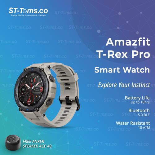 Foto Produk Amazfit T-Rex Pro Explore Your Instinct Military Grade - Desert Grey dari ST-Toms.co