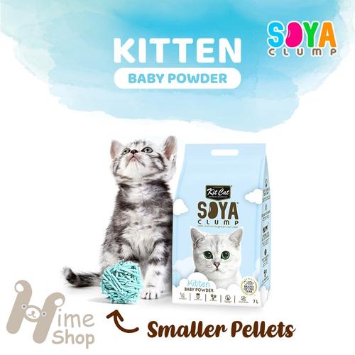 Gambar Kit Cat Tofu Soya Clump Litter 7L Baby Powder Pasir Kucing Gumpal dari Hime petshop Jakarta Barat Tokopedia