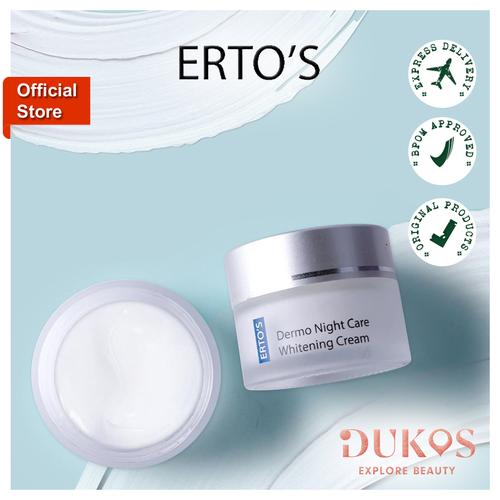 Foto Produk ERTOS Night Cream Whitening / pencerah dan pelembab ERTO'S dari Dunia-Kosmetik