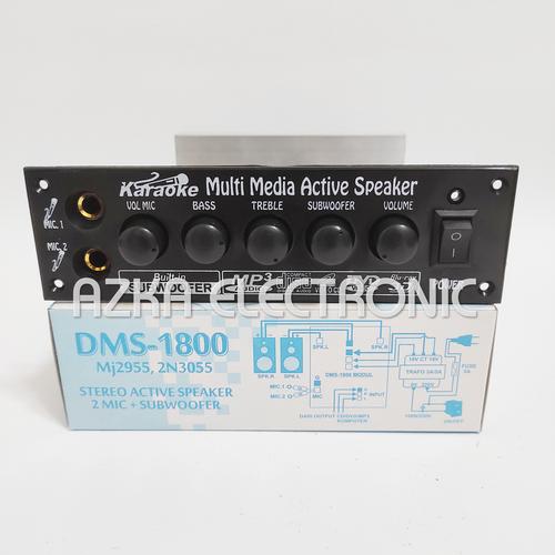 Jual Kit Power Amplifier Speaker Aktif Stereo TR Jengkol DMS 1800
