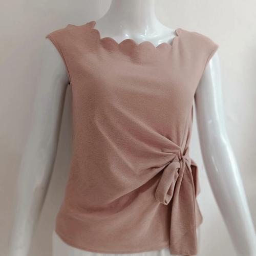 Jual Blouse Sleveles Tali Pinggang 