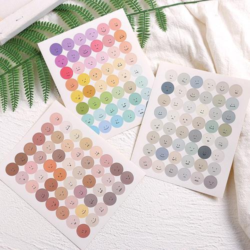Foto Produk Colorful Smileys Diary Deco Stickers - Sticker Unik - Sticker Lucu dari Pinkabulous