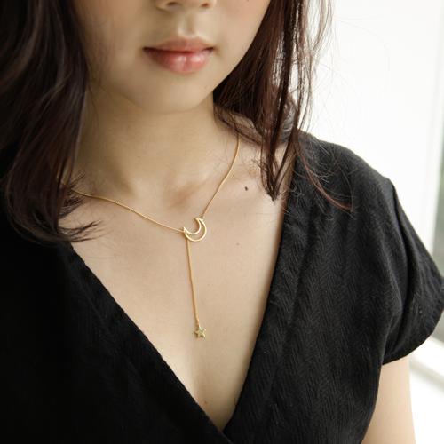 Lunar Necklace (925 Sterling Silver \u0026 