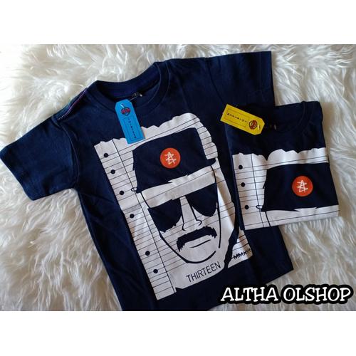 Foto Produk BAJU COUPLE AYAH & ANAK COWOK / LAKI-LAKI KEREN,TRENDI KAOS DISTRO COD - Dewasa, L dari Kemitsu Store Bandung