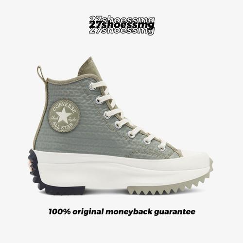 converse crochet platform