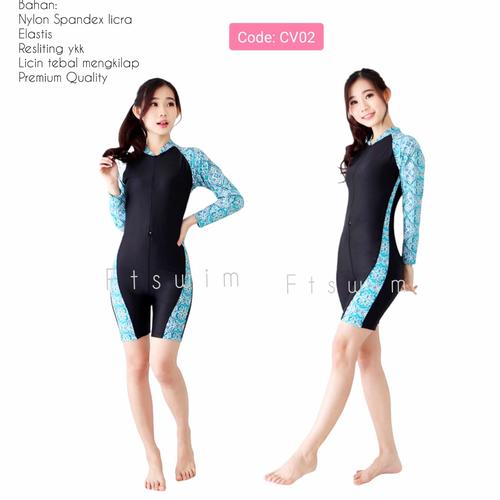 Jual Baju Renang Wanita Pendek Pakaian Renang Perempuan Baju Diving Cewek Cv01 Xxl Kota Depok Lancar Abadi Store88 Tokopedia