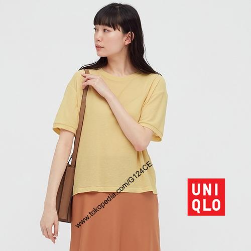 Jual UNIQLO KAOS T-SHIRT SHEER CREW 