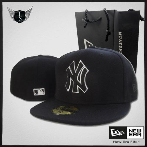 Jual Topi Fitted Hat Baseball MLB New Era 59Fifty NY Yankees Hitam Putih -  black - Kab. Bandung - jimjimcollection | Tokopedia
