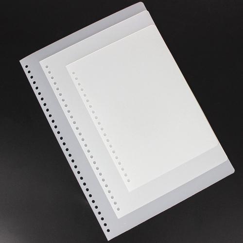 Foto Produk DIY Plastic Binder Cover Doff White B5 - Sampul Binder B5 - Cover B5 dari Pinkabulous