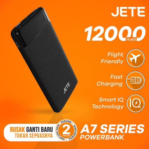 Foto Produk Powerbank JETE A7 12000 mAh Fast Charging & Smart IQ Garansi 25 Bulan dari JETE Official Surabaya