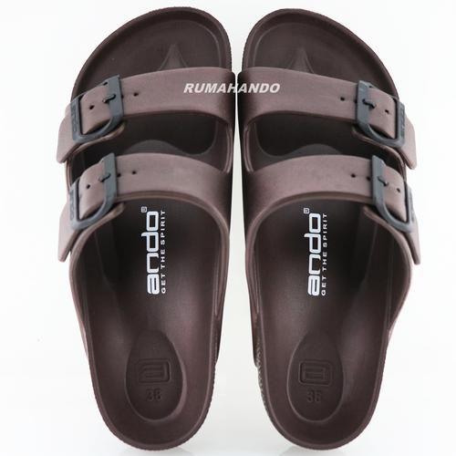 Gambar Ando Sultan Coklat - Sandal Pria Terbaru 2021 - 38 dari ANDO FOOTWEAR Kab. Pasuruan Tokopedia