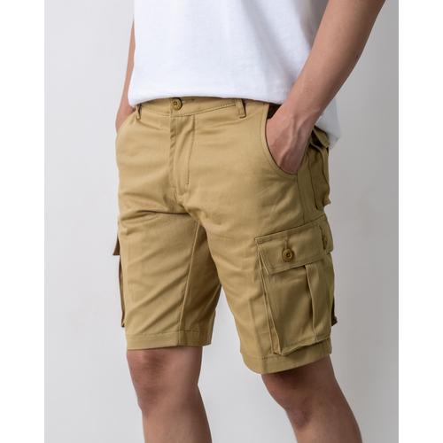 Promo Relax Short Cargo Pants - Khaki 