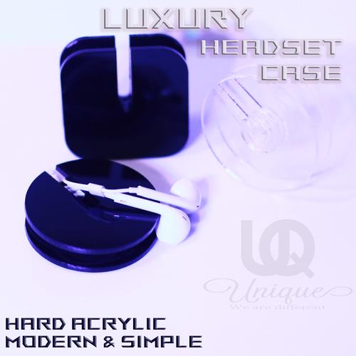 Promo UNIQUE Headset Case / Casing Earphone Akrilik - Hardcase - Kab ...