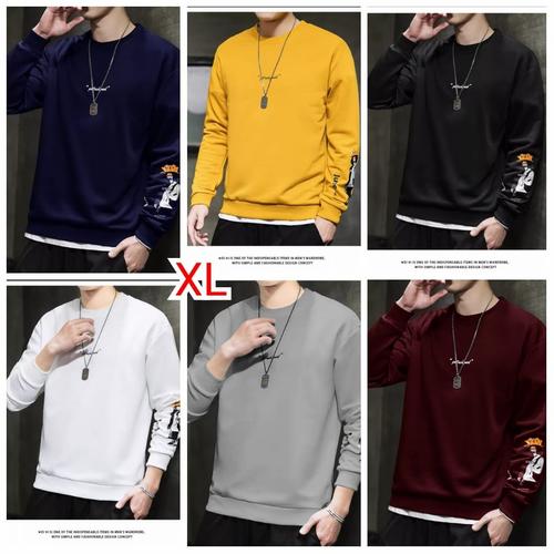 Sweater shirt pria GET RICH - XL - gray 