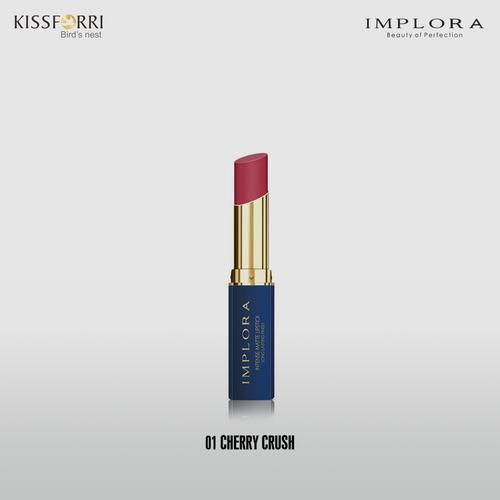 Foto Produk Lipstik Implora Intense Matte Long Lasting Finish - Cherry Crush dari Kissforri Official