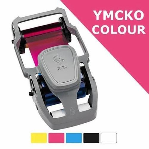 Jual Ribbon YMCKO Zebra ZC300 ZC100 PN 800300350AP 200 Images Jakarta Utara SOLUTION ID