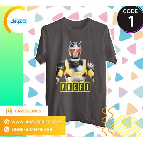 Gambar Kaos Anak Kamen Rider Black RX 1 Robo Nama - Hitam, 2 dari Jinzo Series Kota Tangerang Selatan Tokopedia