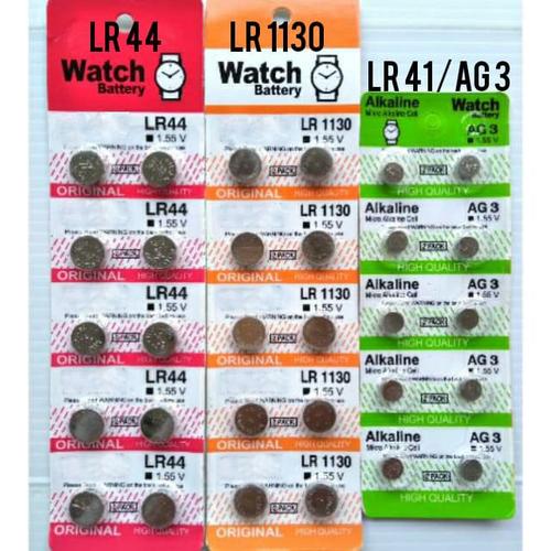 Foto Produk Baterai Kancing LR41, LR44, LR1130, SR626SW sound book,jam,kalkulator - LR 44 dari Little Ivy