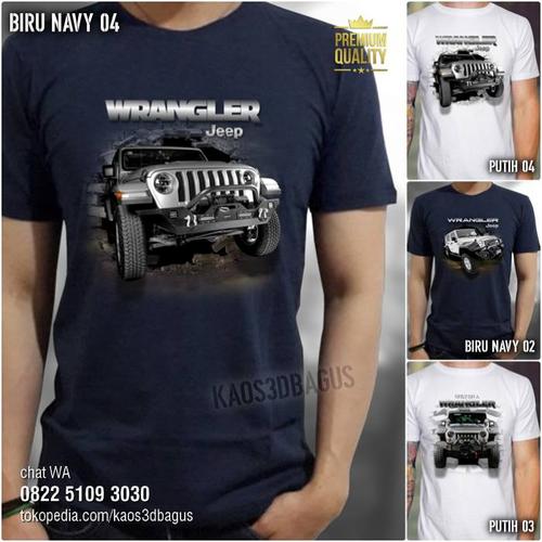 Jual KAOS MOBIL JEEP WRANGLER Otomotif 