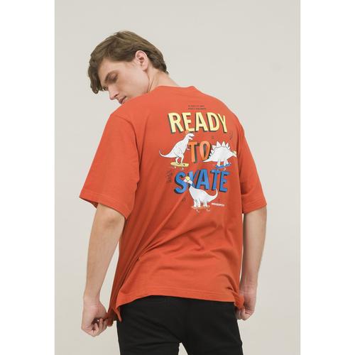 Foto Produk kaos oversized pria unisex terracotta dino skate houseofcuff dari House of Cuff