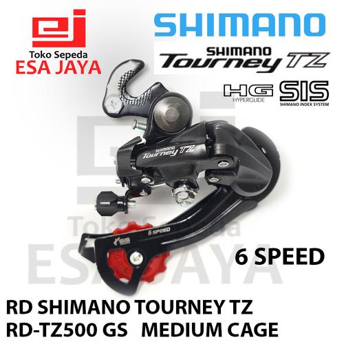 Jual RD Shimano Tourney TZ 500 GS Speed Rear Deraileur 6sp