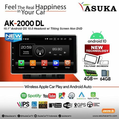 Jual ANDROID HEAD UNIT ASUKA MIRAI 9 10 INCH Double Din Headunit Mobil